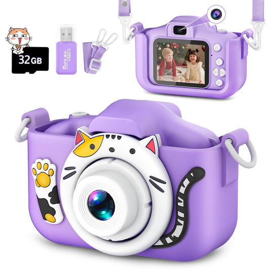 Kids Camera for Girls Boys Christmas Birthday Festival Gift for Kids,Digital Camera for Toddlers Toys for 3 4 5 6 7 8 9 10 11 12 Year Old