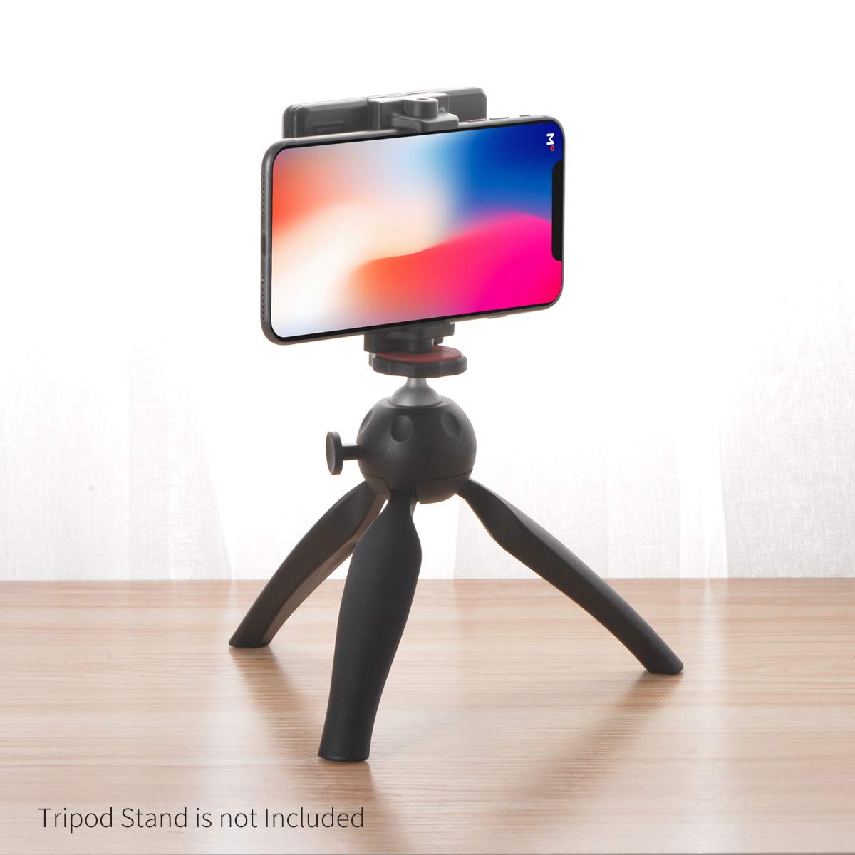 LuxeLine Rechargeable 60-LED Clip Video Light with Dual Clips - 3 Modes & 10 Brightness Levels for Phones, Laptops, TikTok, Zoom Calls & Makeup (Micro USB/Type-C)
